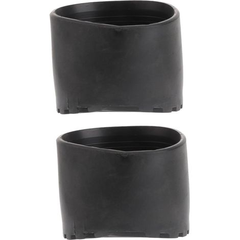 Lot de 2 housses de coussin rondes en caoutchouc pour échelle, pas de glissement Diamètre du pied : 7. 2 cm (1/5)