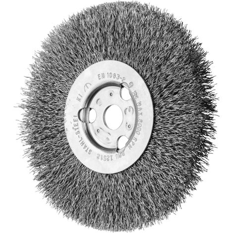 PFERD TOOLS Rundbürste schmal ungezopft RBU Ø125x12x14 mm Bohrung Stahl-Draht-Ø0,30 2 Stk (1/5)