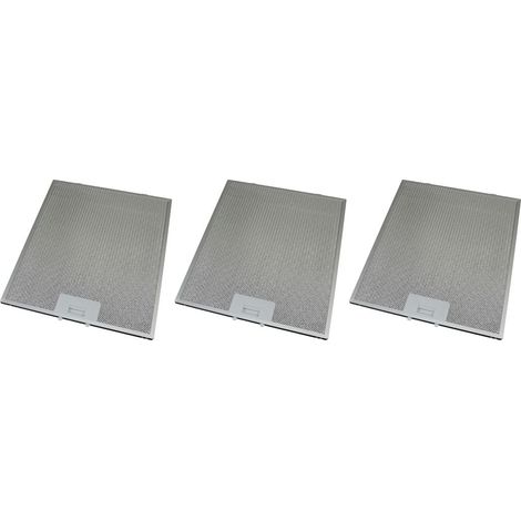 3 x Universal Cooker Hood Metal Grease Filter 295mm x 356mm (1/2)