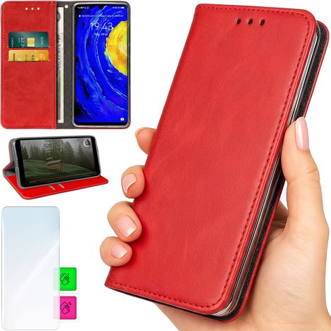 Custodia a portafoglio per Honor 90 5G - Cover rossa bluemoon (1/5)