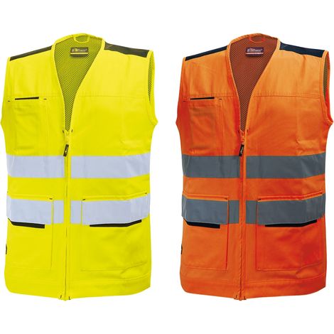 Gilet haute visibilité SMART Yellow Fluo Taille XXL UPOWER (1/2)