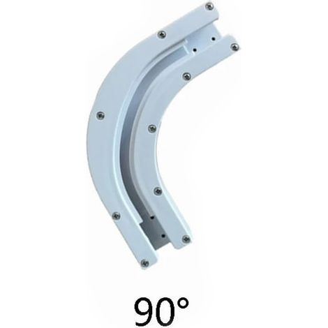 Conector en ángulo de 90 grados para barra de cortina eléctrica (1/2)