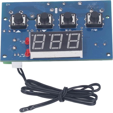 Contrôleur de thermostat électronique universel à 2 voies avec commande de température numérique et de vitesse (1/5)