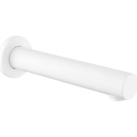 Deante Wandauslauf weiß 20 cm modernes Design