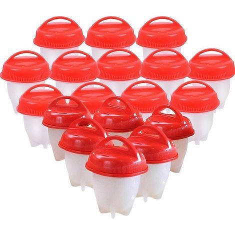 Cuiseur à œufs (6 à 18 œufs) en silicone. sans coquilles. pour une utilisation quotidienne (1/5)