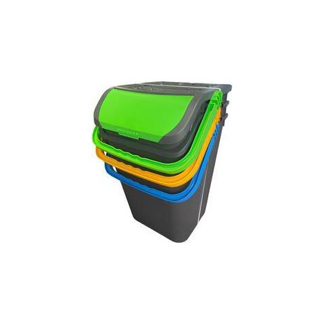 PATTUMIERA 35 L ECOLOGIC SOVRAPPONIBILE KIT 3 PZ