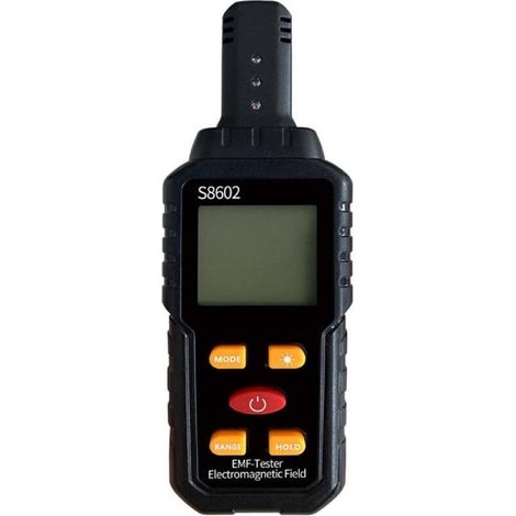 Geigerzähler – Detektor für elektromagnetische Strahlung – Elektrisches Feld 40 V/m – Magnetfeld 0,4 μT – LCD-Grafikdisplay