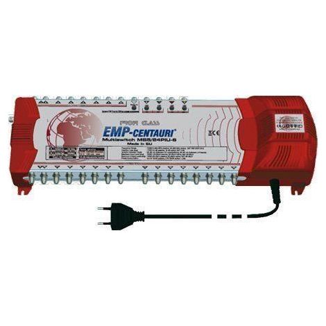 EMP MS5/24PIU-6 Commutateur multiple 5 entrées/24 sorties avec bloc d\'alimentation