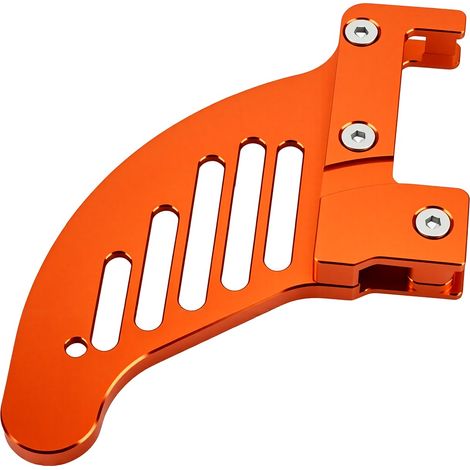 Protection d'étrier de frein arrière CNC en alliage d'aluminium de remplacement pour 125-530 XCW XCF-W EXC EXC-F SX SXF XC XCF Orange (1/5)
