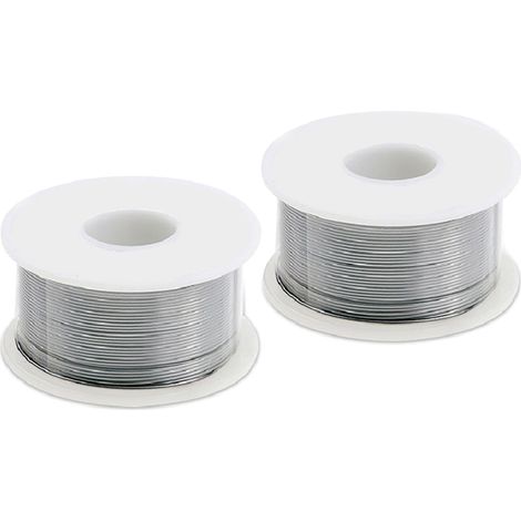 2Pcs Fil de soudure sans nettoyage 1,0mm étain à souder pour réparation électronique et outillage (1/5)