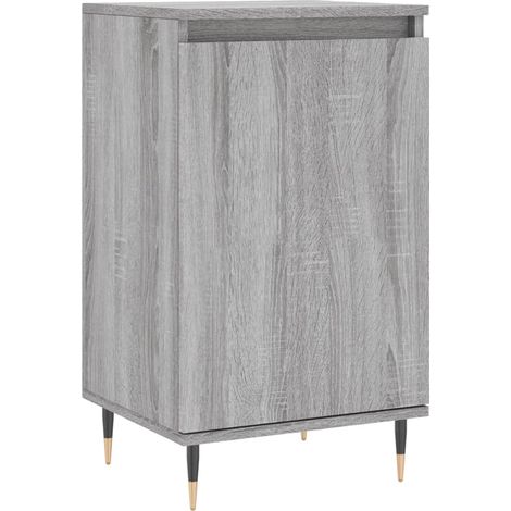 Credenza cassettiera mobile contenitore organizer cucina soggiorno salotto sonoma 40 x 35 x 70 cm legno ingegnerizzato grigio 020036359