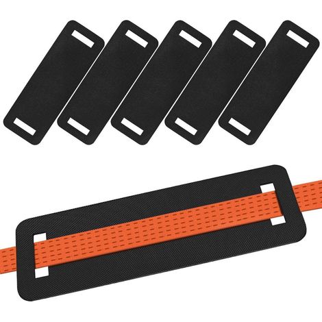 6x Kantenschutz Gummi für Zurrgurte bis 54mm Breite, Ladungssicherung