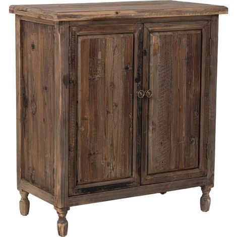 Recibidor de madera con 2 puertas 75x38x82h cm (1/5)