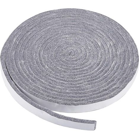 Joint D'Étanchéité 4.5mx12.5mm Joint D'Étanchéité pour Gril Haute Température Joint de Remplacement en Feutre Auto Adhésif Ruban D'Étanchéité pour Barbecue Haute Température Gris (1/5)