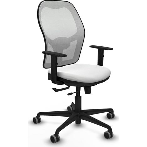Chaise piqueras y crespo Jorquera blanc support lombaire ajustable (1/2)