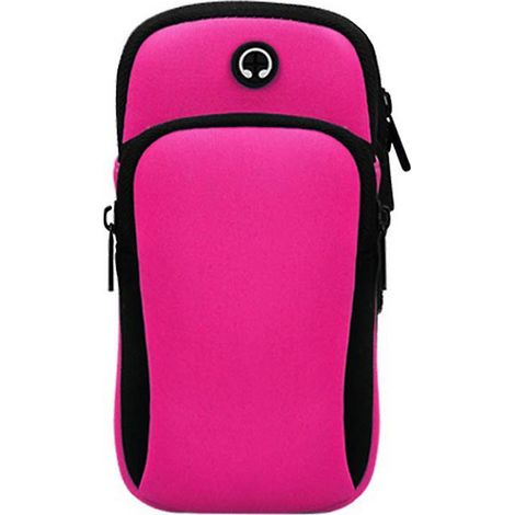 Pochette de poignet portable pour sports de plein air avec porte-téléphone et sac portefeuille (1/3)