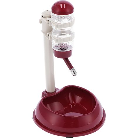 Fontaine à eau automatique Pet Lift pour chats et chiens, couleur bordeaux. (1/5)