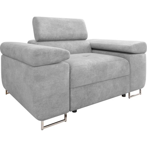 Fauteuil Comfivo Vinetum, Lumo 65, 70x134x102cm, Tissu, Pieds: Plastique, Métal, 0 (1/5)