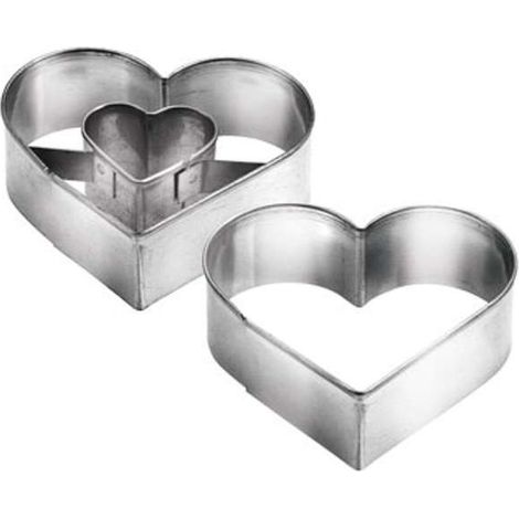 Taglia Biscotti Cuore Set 2 Delicia Tescoma 631190 (1/2)