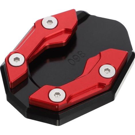 Plaque de support d'extension de béquille latérale de moto (rouge)-5.77.2CM-Red (1/3)