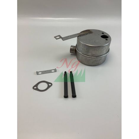 Marmitta silenziatore trattorino rasaerba ORIGINALE BRIGGS & STRATTON 495882 (1/4)
