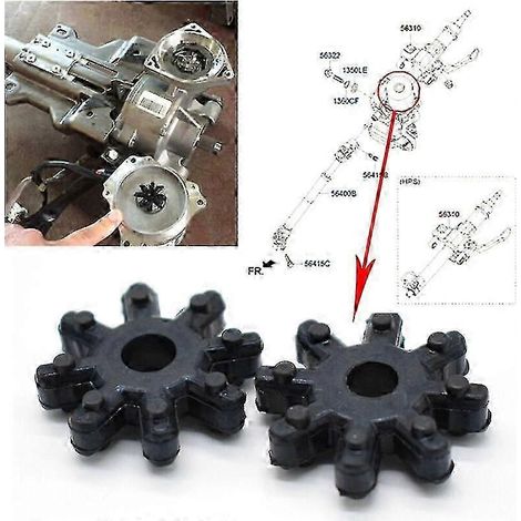 2 pièces de coupleur de colonne de direction flexible Mdps pour Hyundai Kia OEM 563152k000fff Accessoires automobiles de haute qualité