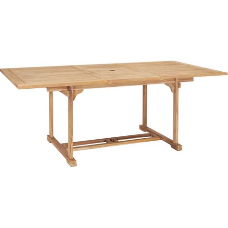 Maison Exclusive - Tavolo da Pranzo Allungabile 150-200x100x75 cm Massello di Teak