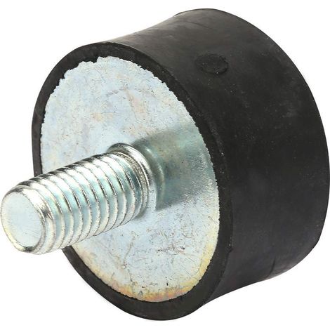 4 Pieces M8 Rubber Supports for Reducing Vibration Silent Block for Car Boat and Industrial Machinery Diameter 30 mm Height 15 mm Thread M8 (1/5)