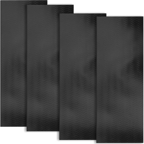 Set mit 4 selbstklebenden Silikon-Antirutschpads, 10 cm x 27 cm x 1,5 mm, für Möbelbeine, Stuhlbeine, Tische, Sofas (1/5)