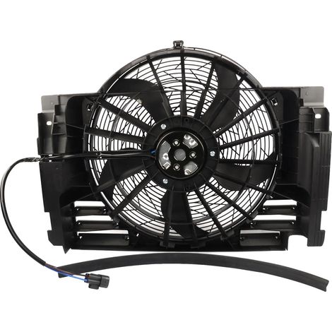 Ventilateur de refroidissement de radiateur, S'adapte aux SUV de luxe E53 (2000-2006), Améliore l'efficacité du refroidissement du moteur, Construction durable, Installation facile, Compatibilité avec (1/5)