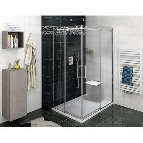 Gelco Dragon - Duschkabine 110x120 cm, L/R-Variante, Klarglas/Chrom GD4211GD4212 (1/5)