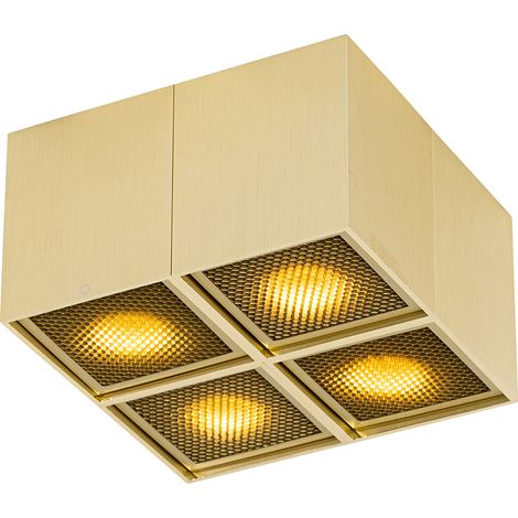 Design-Spot Gold 4-flammig - Qubo Honey
