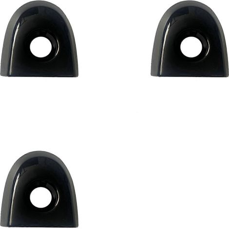 3 tapas para cerradura de puerta de coche con orificio para llave para Nissan Juke y Micra Drivers 806441KK0D Accesorios para coche Negro (1/3)