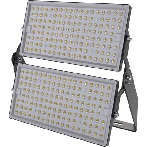 V-TAC PRO VT-48501 Faro LED 500W high power Chip Samsung 135LM/W Colore Nero 360° Cavo 1m luce 6500K IP65 - 23617 (1/5)