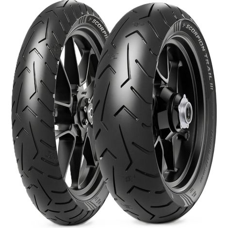 Neumático Pirelli Scorpion Trail III 130/80R17 130/80-17 08-20/2024 Trasero