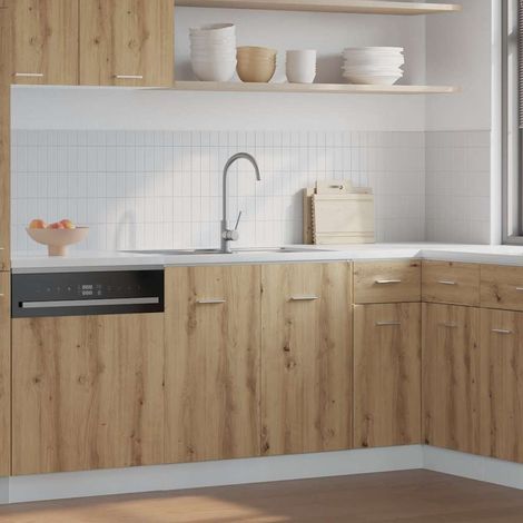 Spülenunterschrank Lyon Artisan-Eiche 80x46x81,5 cm Holzwerkstoff