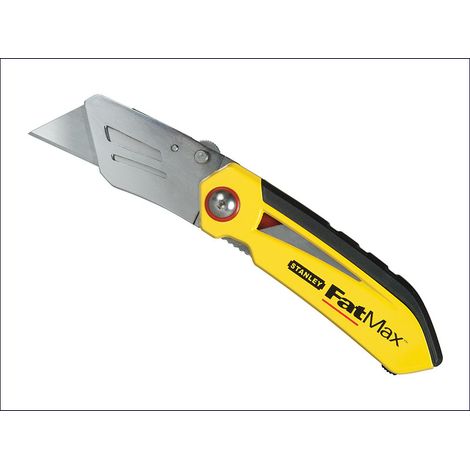 Stanley FatMax FMHT0-10827 Fixed Blade Folding Knife – 300mm Trapezoidal Ultra-Flexible Blade for Precise Cutting of Plastic and Cardboard (1/2)