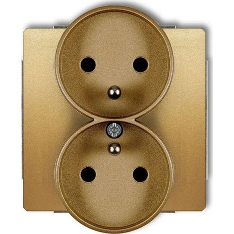 Presa elettrica Karlik 29dgpr-2z doppia incasso 16 A
