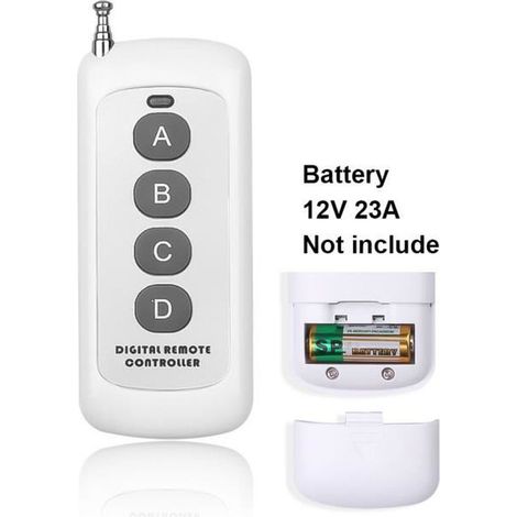1 x Ouvre-porte garage WiFi Tuya, commande vocale Alexa/Google Home, télécommande 433 MHz, pour portes sectionnelles et basculantes
