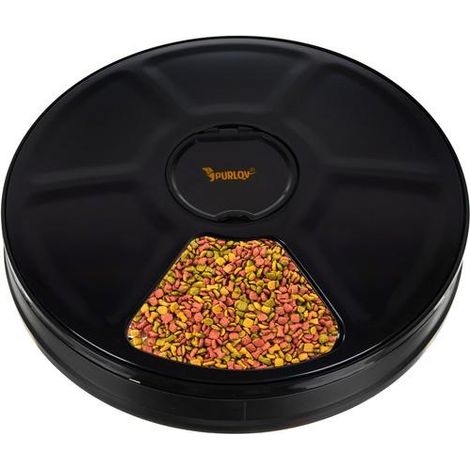 Filiyano-Distributeur automatique de croquettes pour chien/chat, 6 repas par jour, avec minuterie. (1/5)