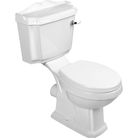 ANTIK Classic Fermer Toilettes et toilettes assises, blanc (1/5)
