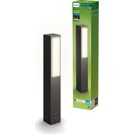 PHILIPS STRATOSPHERE, ÉCLAIRAGE DE CHEMIN D'EXTÉRIEURULTRAEFFICIENT, 3,8 W, LUMIÈRE BLANC FROID 4 000 K, ANTRACITE, RÉSISTANT AU