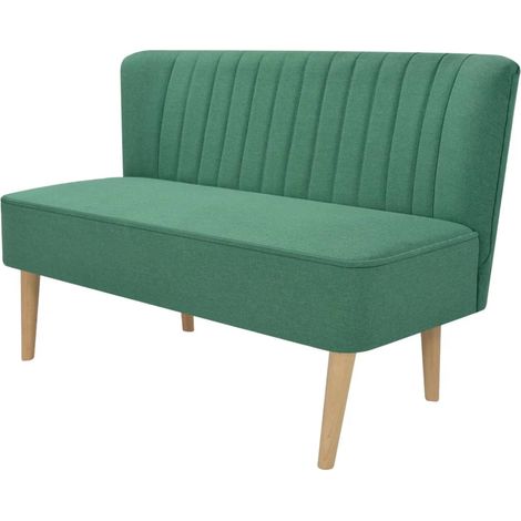 Canapé,Sofa Style Moderne Scandinave pour Salon 117 x 55,5 x 77 cm Tissu Vert -Q8692 (1/4)