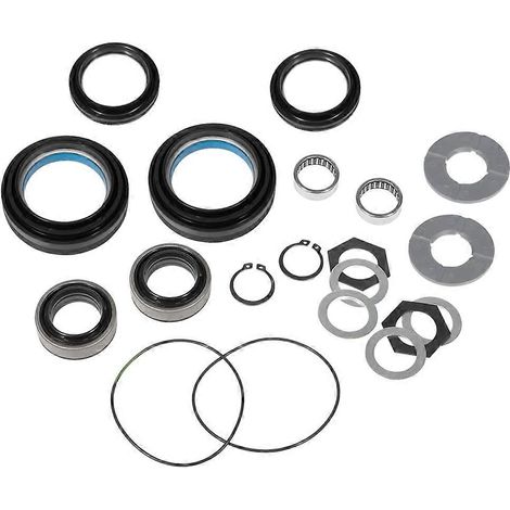 Kit de joints comprenant le joint anti-poussière d'essieu extérieur, le joint de tube intérieur, le roulement à aiguilles, le circlip et la rondelle de butée pour Ford F250, F350, F450 et F550