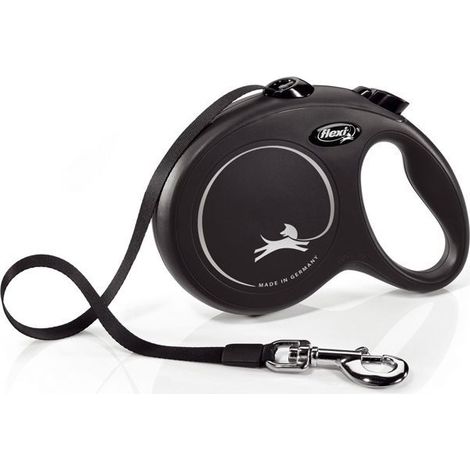 Nobby® Hunde flexi NEW CLASSIC Gurt S Schwarz 5 Meter