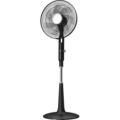 Batilec – Ventilateur sur pied anti-moustique 40W – 28 vitesses – Oscillation 2D – Télécommande avec affichage LED – Minuterie 12h – Hauteur ajustable 117-135cm (1/5)