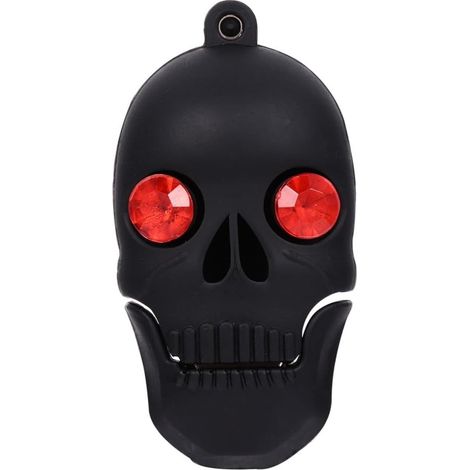 Clé USB Halloween 64 Go en Silicone Forme de Crâne Noir, Stockage Rapide et Facile à Utiliser pour Fête et Usage Quotidien (1/5)