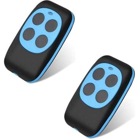 Telecommande Universelle Portail télécommande garage Code Fixe Bip Portail Universelle Sans Fil Compatible 4 Boutons Touches Copieuse pour Porte de Garage et Voiture(2 articles) (1/5)
