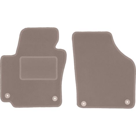 Tapis avant beiges pour Volkswagen Golf Plus (2005-2014)