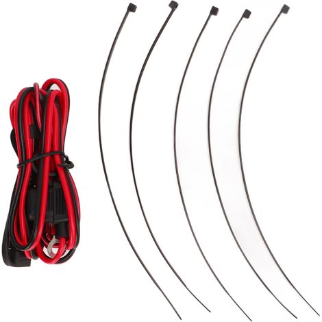 Câble de connexion batterie SAE à déconnexion rapide avec borne à anneau pour moto et voiture (1/5)